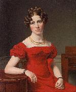 Portrait of Louise Christiane Fugl Christoffer Wilhelm Eckersberg